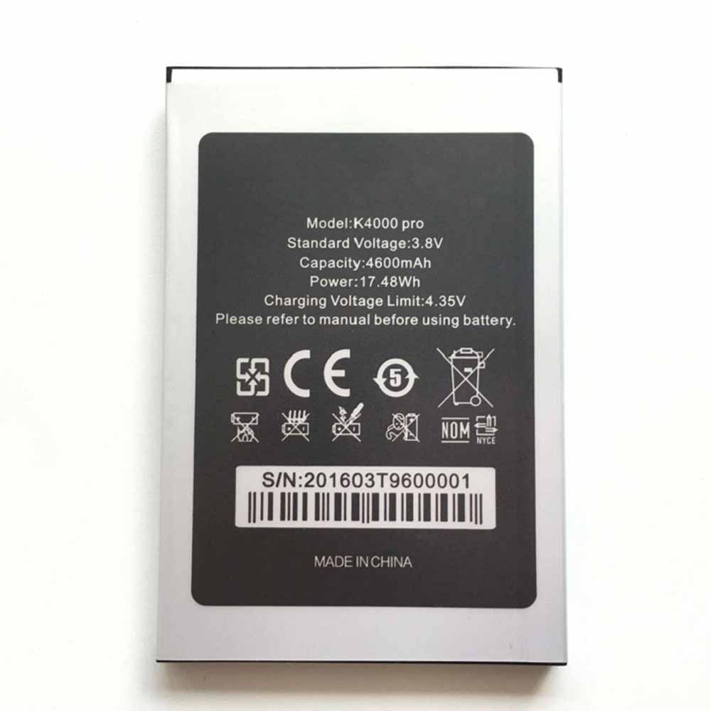 Batería para OUKITEL K3-PLUS-(1ICP6-67-oukitel-K4000